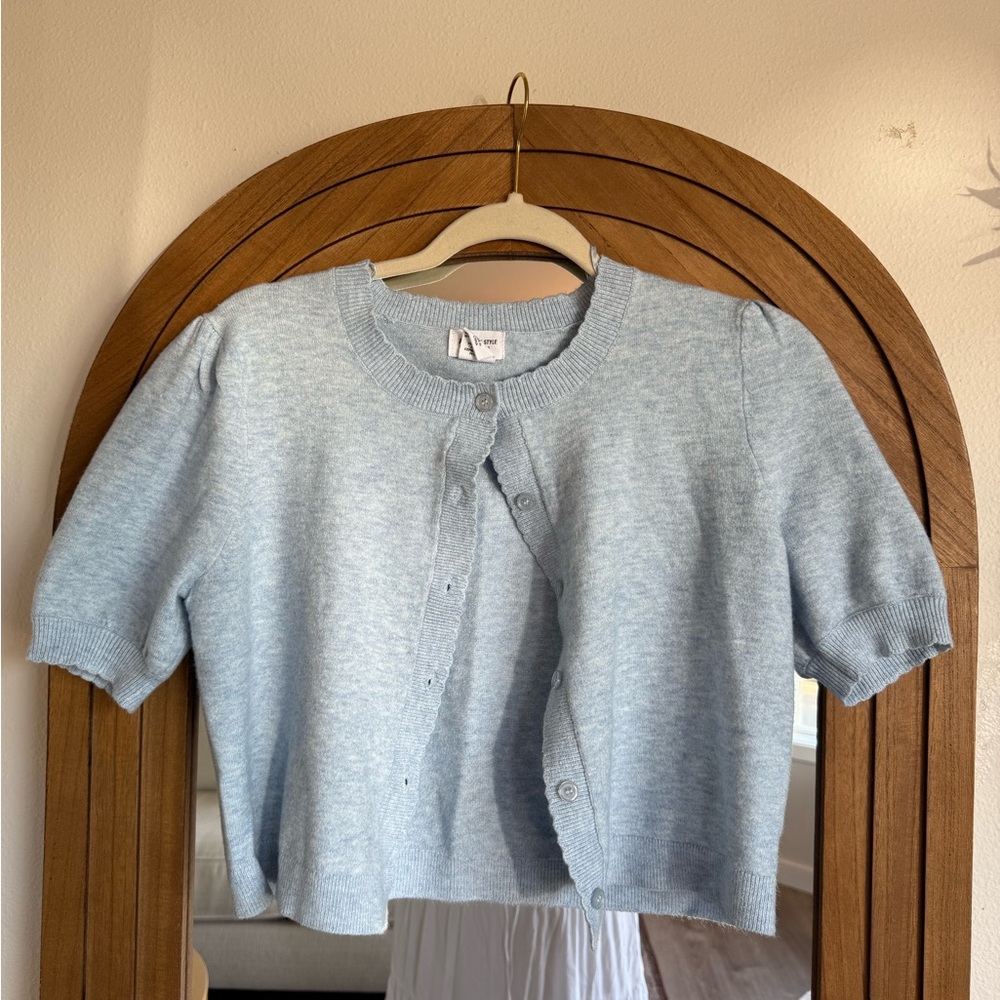 Song of Style Sky Blue Knit Cardigan